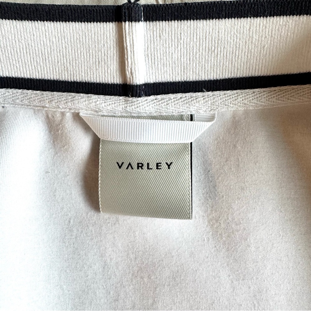 Varley Decker Off Court Sweatshirt Cardigan White XS - Picture 10 of 13